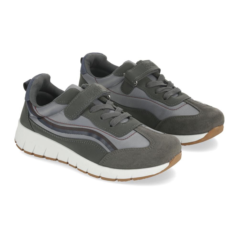 Zapatilla Infantil Niño Topsis Gris image number 1.0