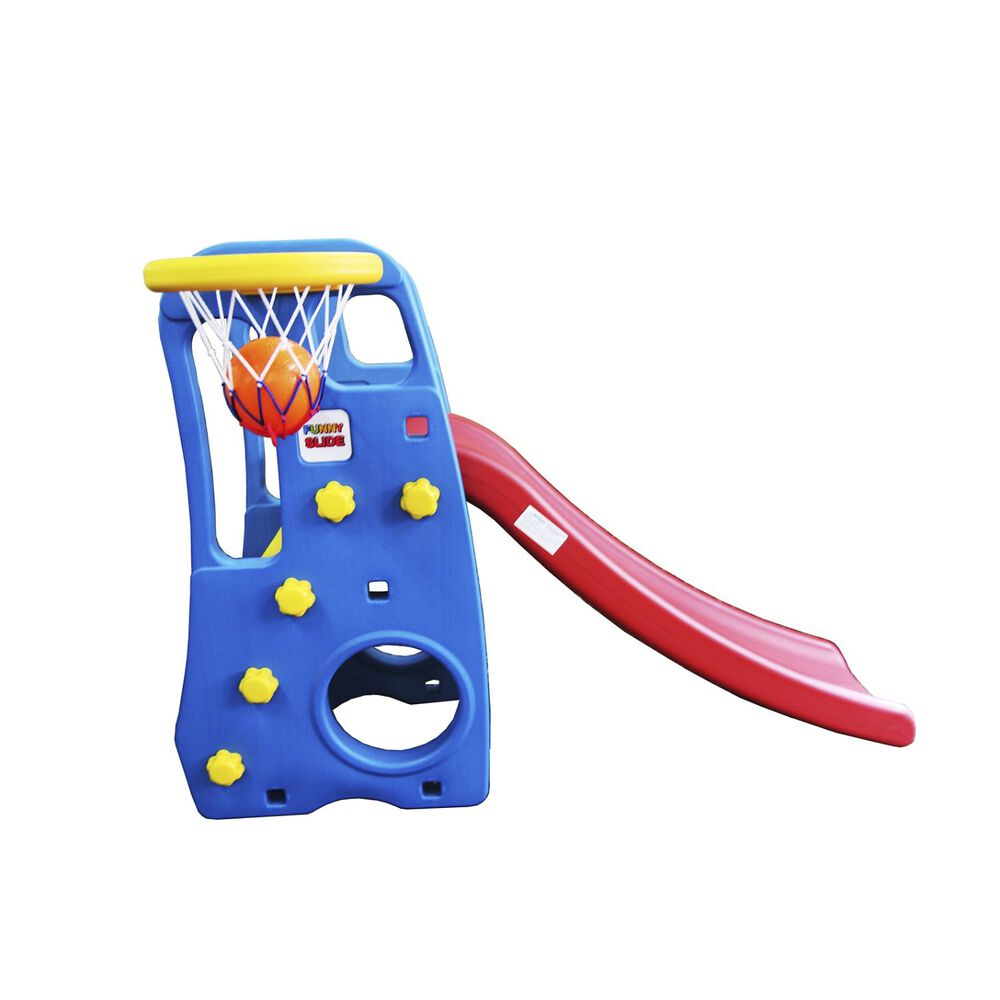 Tobogan 3 En 1 Con Cesta De Basquetbol Bebesit image number 3.0