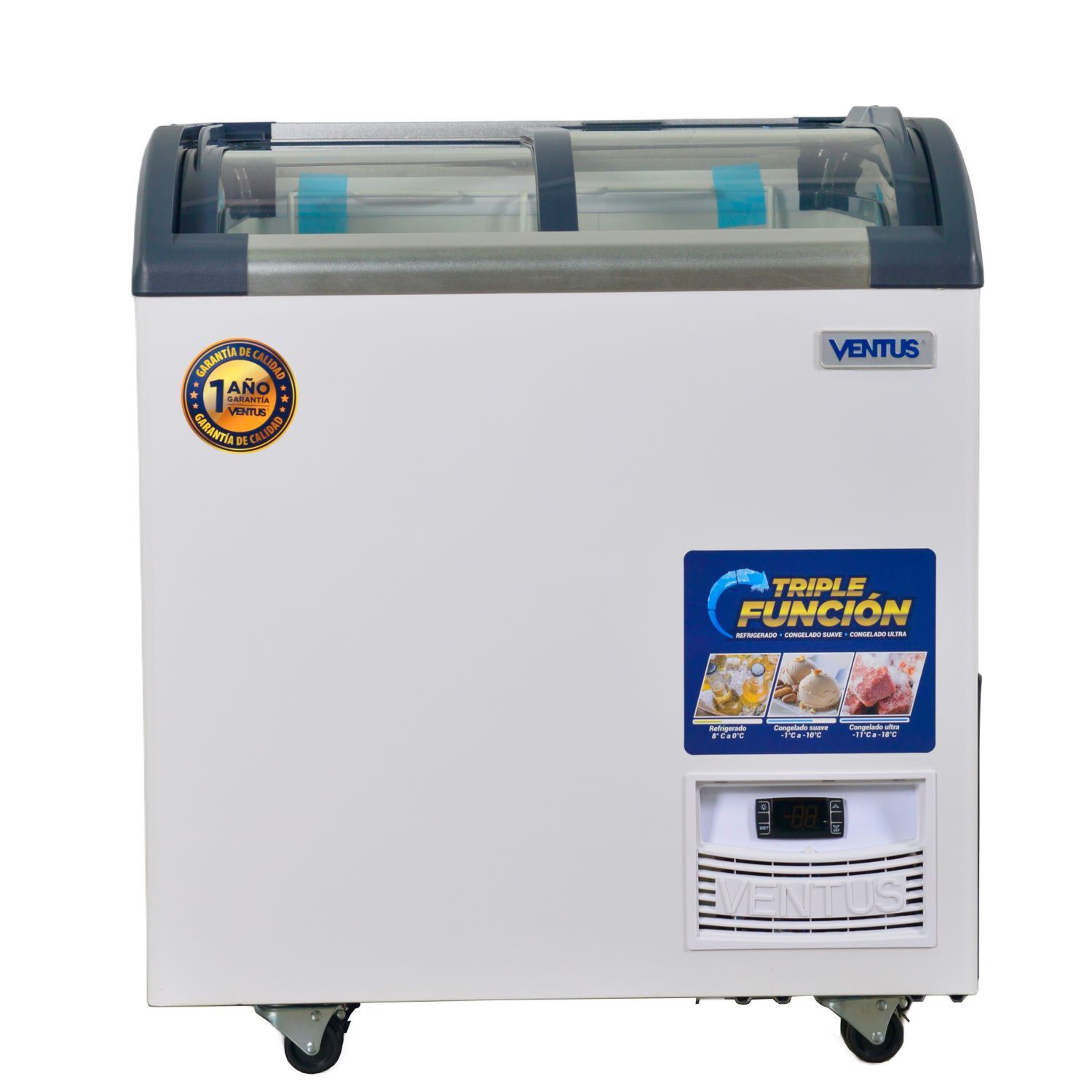 Ventus Conservadora Vidrio Semicurvo Ctv-220q Pro image number 0.0