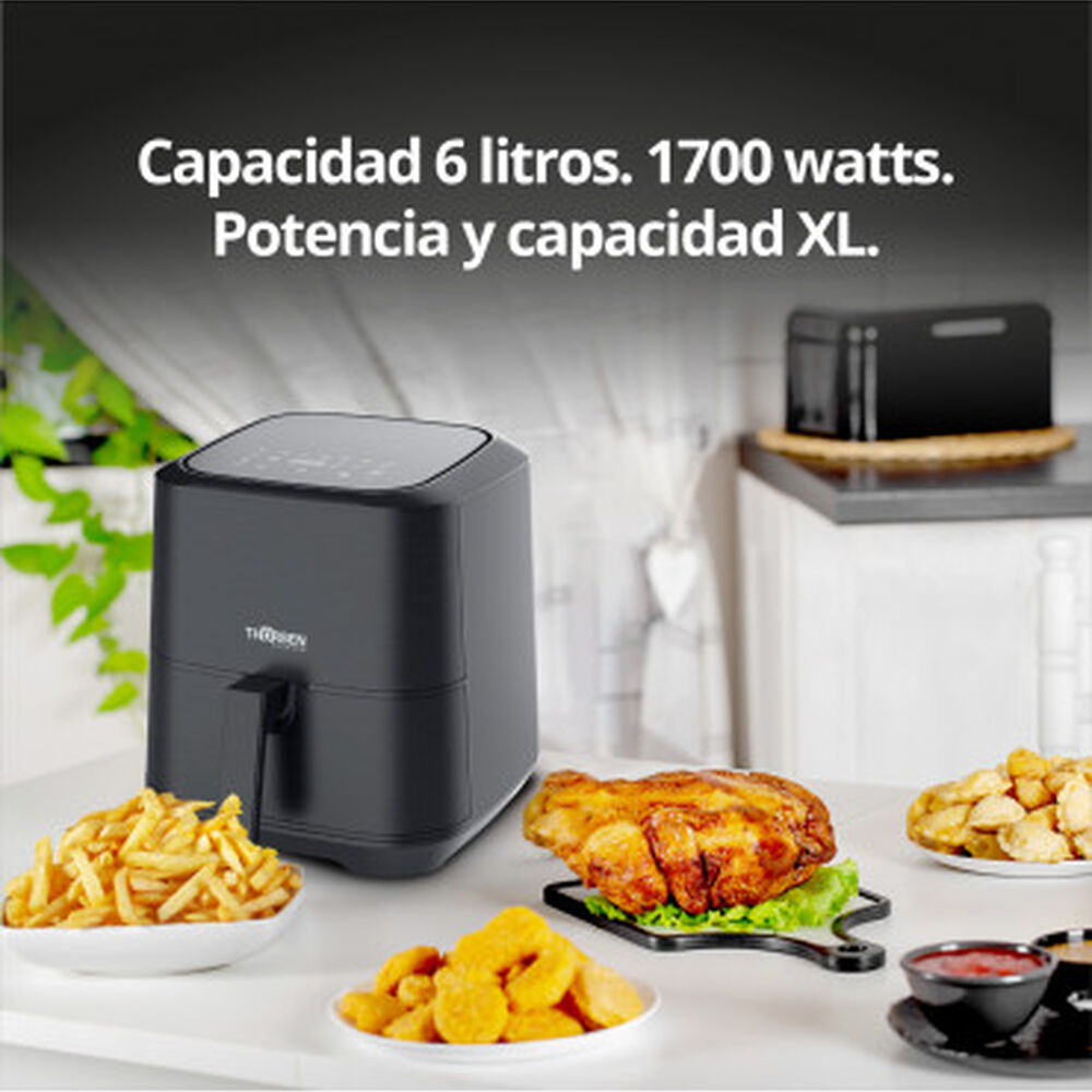 Freidora De Aire 6l Thor Power Heat Xl 1700w image number 2.0