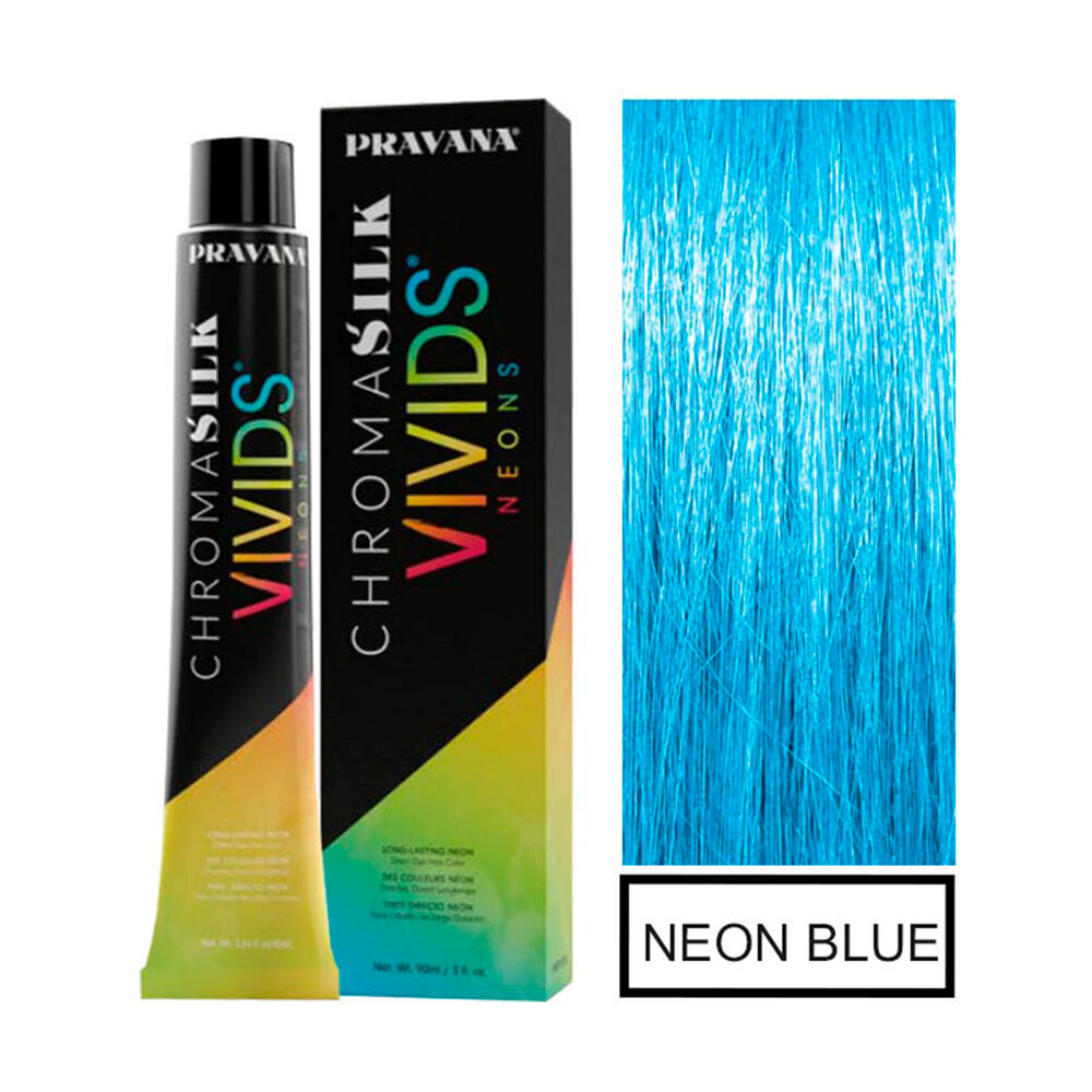 Pravana - Tintura Fantasía Semipermanente Vivids Neon Blue 90ml image number 0.0