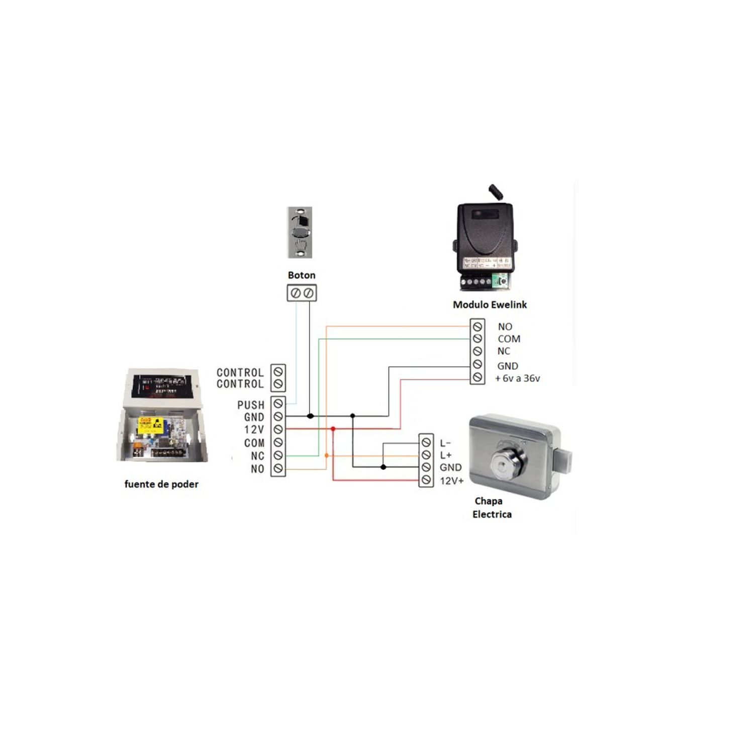 Cerradura El&eacute;ctrica Wifi - Sonoff Compatible image number 3.0