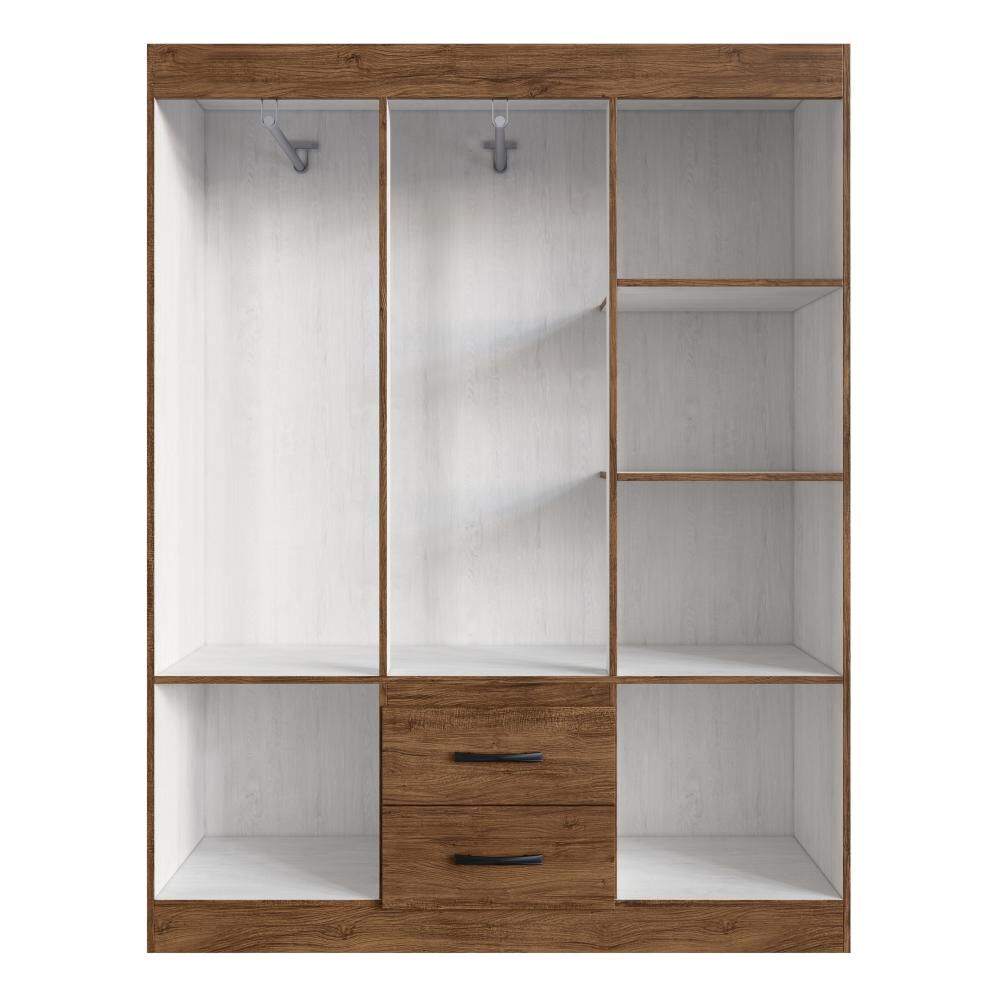 Clóset Home Mobili Closet 6 Puertas Riveira / 6 Puertas / 2 Cajones image number 2.0