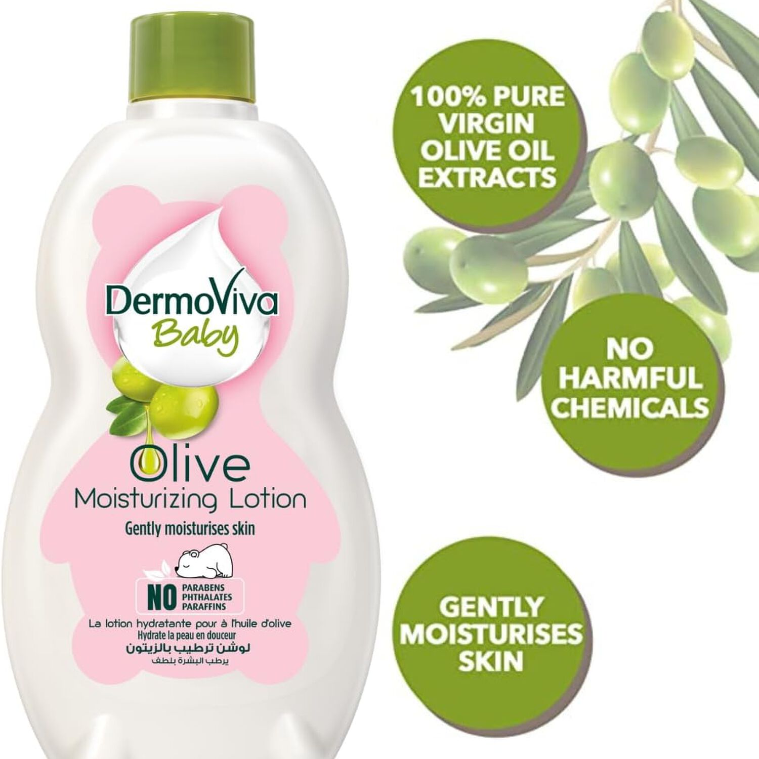 Dermoviva Baby Locion Oliva 200 Ml image number 2.0