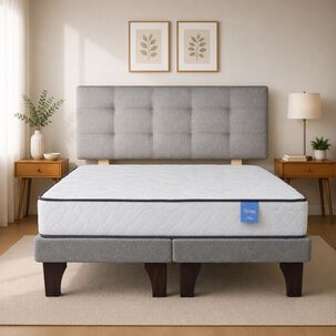 Cama Europea 2 Plazas 190 Rest Respaldo Ginebra