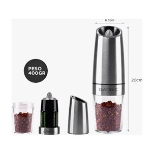 Molinillo Pimentero Electrico Gadnic Moledor Con Luz Led