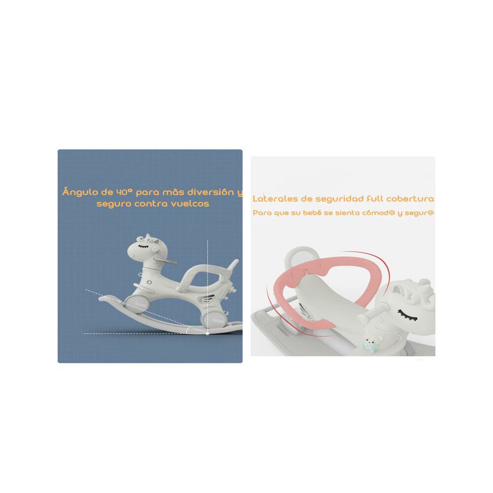 Correpasillo Andador Balance 3 En 1 Con Accesorios Blanco image number 5.0