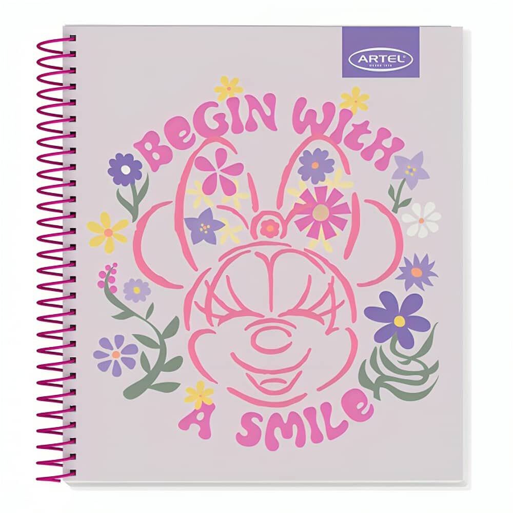 Pack 8pcs Cuadernos Book 120hj Minnie Artel 2962 image number 0.0