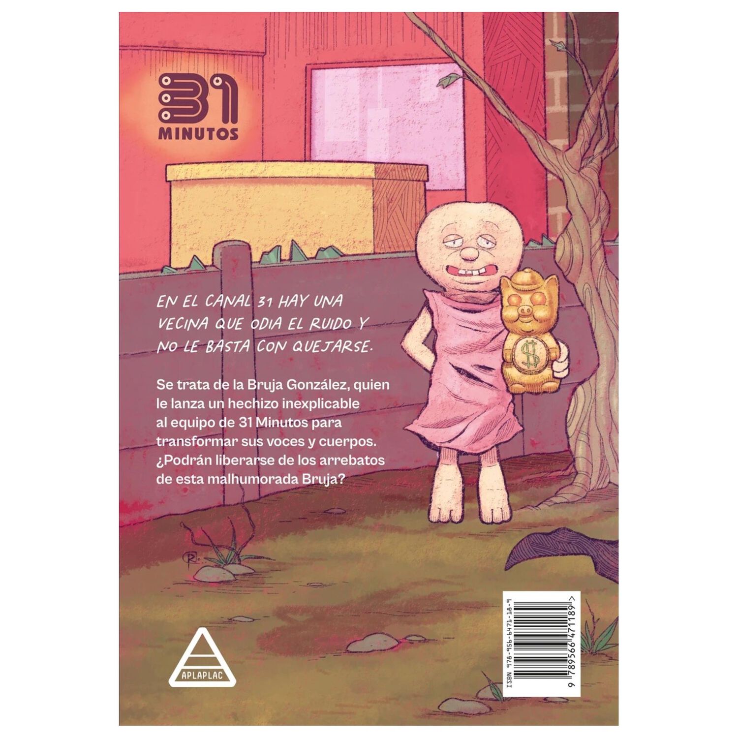 La Maldici&oacute;n De La Bruja Gonz&aacute;lez (tapa R&uacute;stica) - 31 Minutos | Libro image number 1.0
