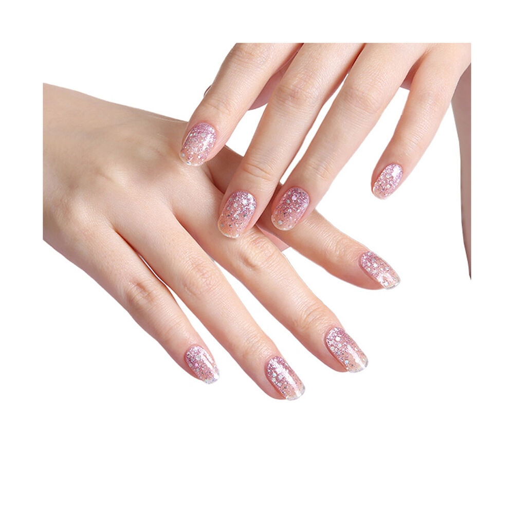 Uñas Sticker Efecto Gel Tiolla Sparkling Purple image number 0.0