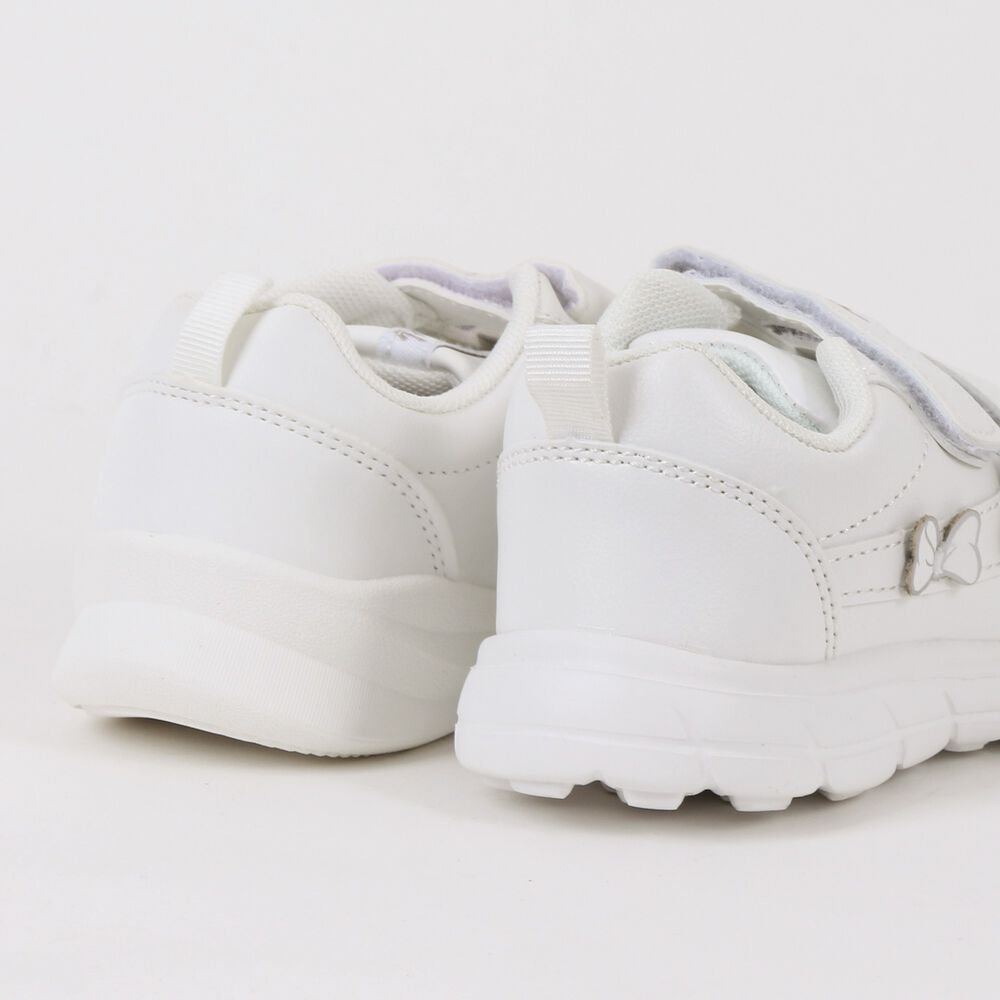 Zapatilla Escolar Ni&ntilde;a Cintas Minnie Mouse Blanco Disney image number 2.0