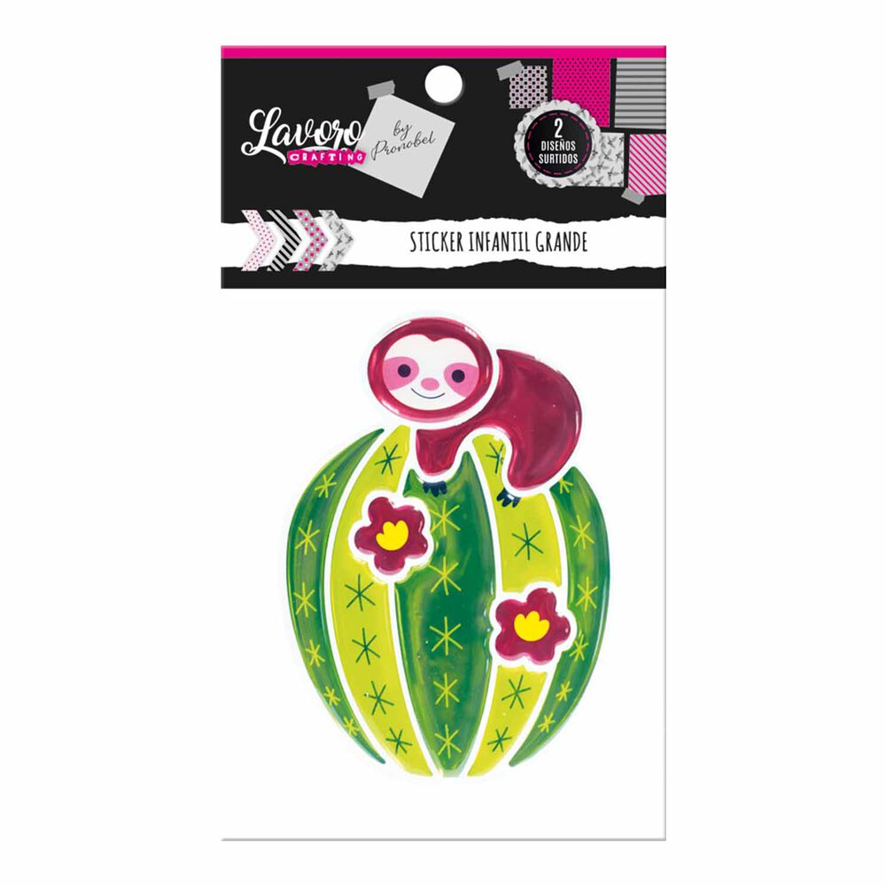 Sticker Scrapbook Infantil Grande 1 Pc 2 Dis Surtidos image number 0.0