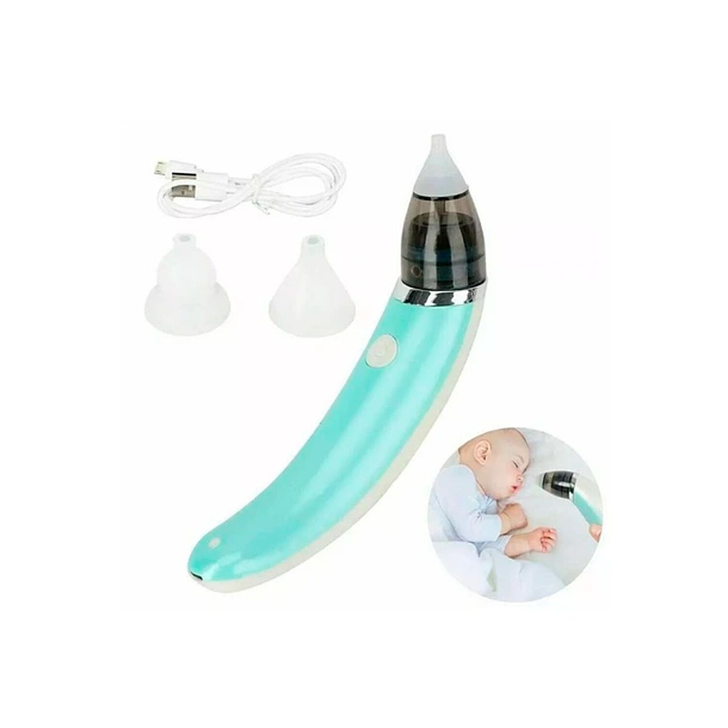 Aspirador Nasal El&eacute;ctrico Beb&eacute; Y Ni&ntilde;os Saca Moco Port&aacute;til image number 1.0