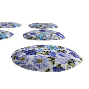 Cojin Almohadilla Para Talon Acolchado Espolon Flor Morado