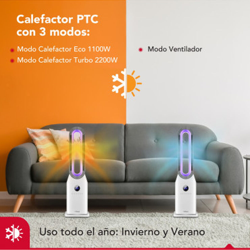 Calefactor & Ventilador Sin Aspas Thor Bladeless Pro image number 2.0