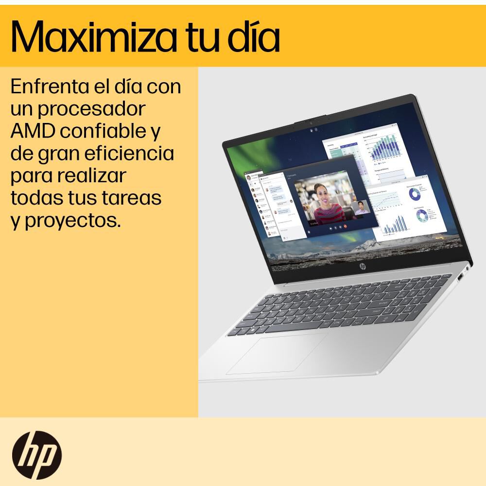 Notebook 15.6" HP 15-FC0252LA / AMD Ryzen 5 / 8 GB RAM / 512 GB SSD image number 7.0