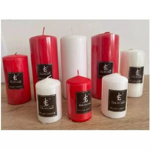 Vela Blanca Grande Cirio 14x 7 Cms