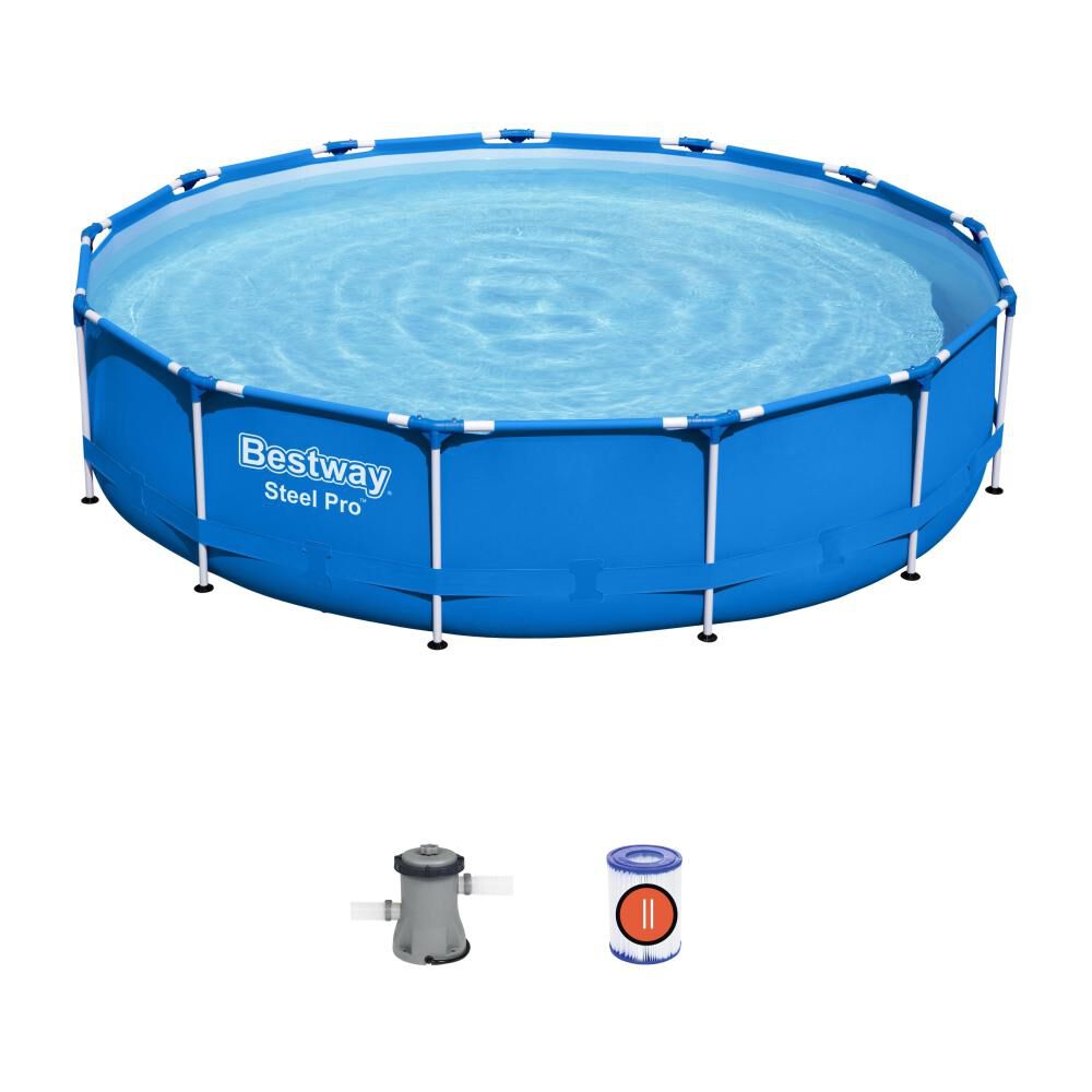 Piscina Redonda Estructural + Filtro Bestway / 8680 Litros image number 0.0