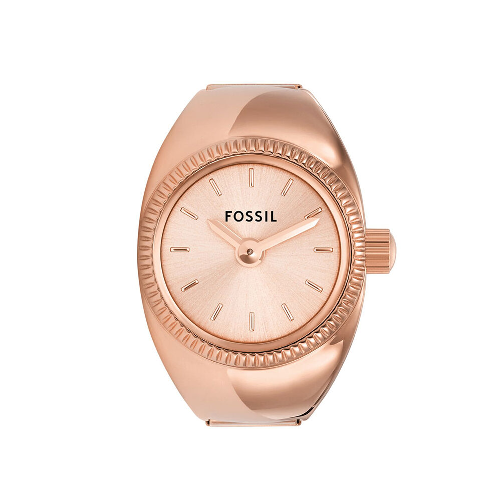 Reloj-anillo Fossil Es5247 Oro Rosa Mujer image number 2.0