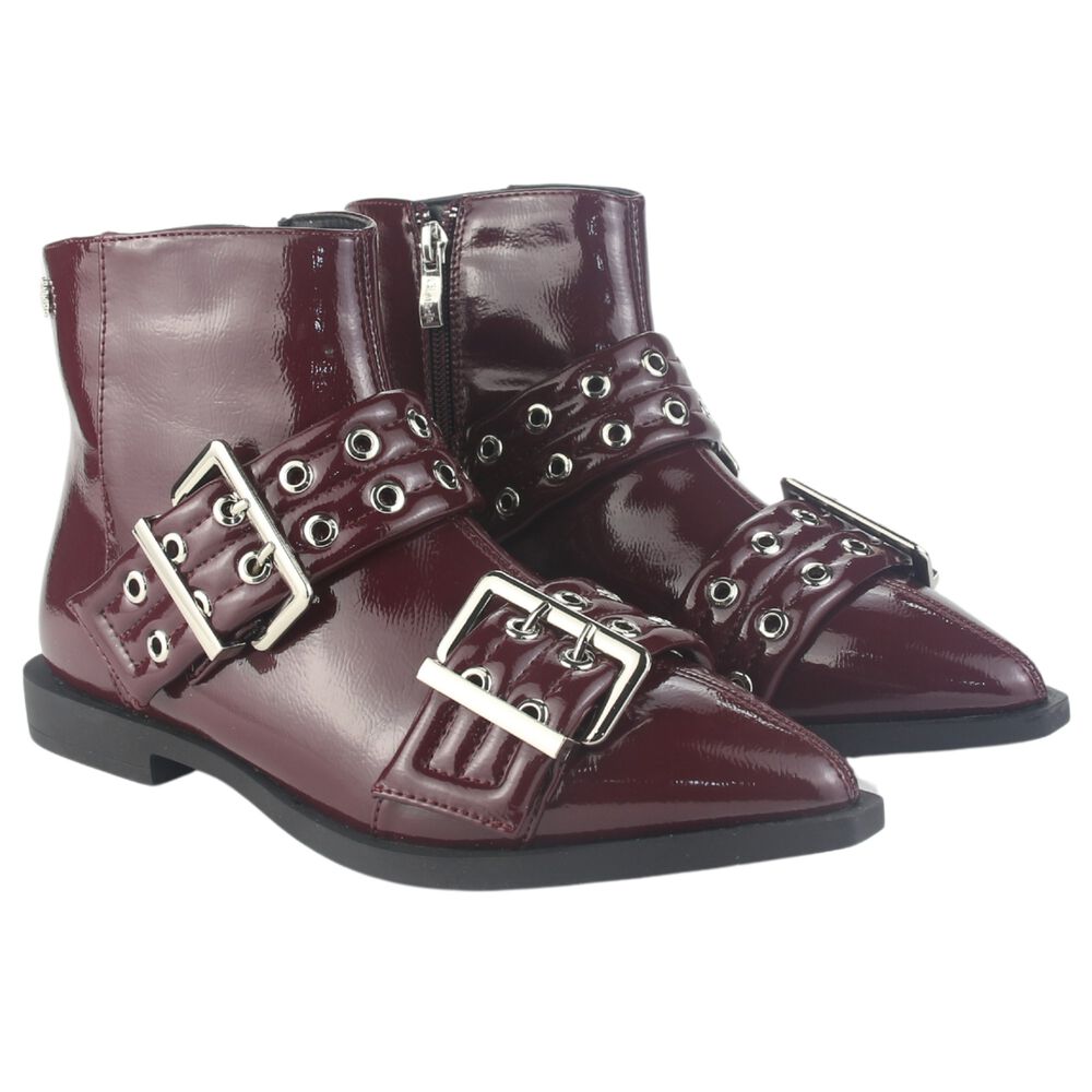 Botin Chalada Mujer Slik-11 Burdeo Casual image number 4.0