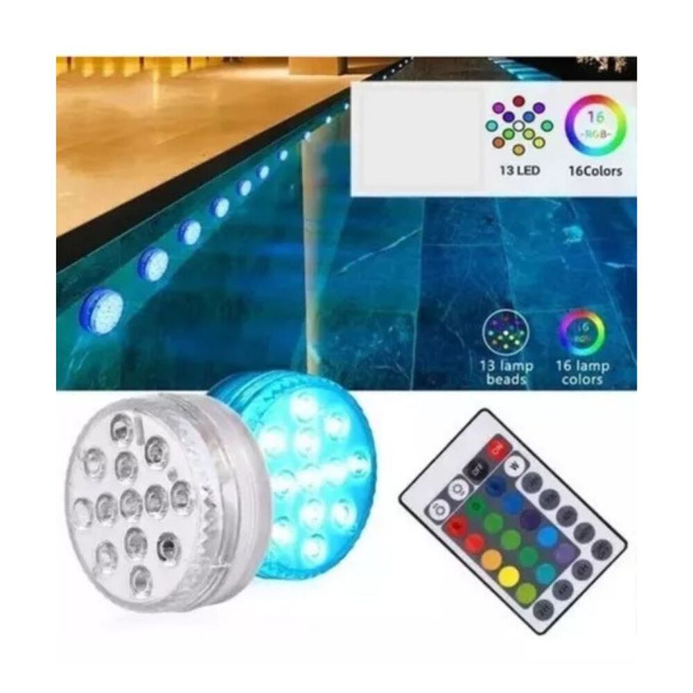 Luces Led Piscina Sumergibles Control Remoto image number 3.0
