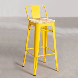 Taburete Tolix Madera Clara (77cm)