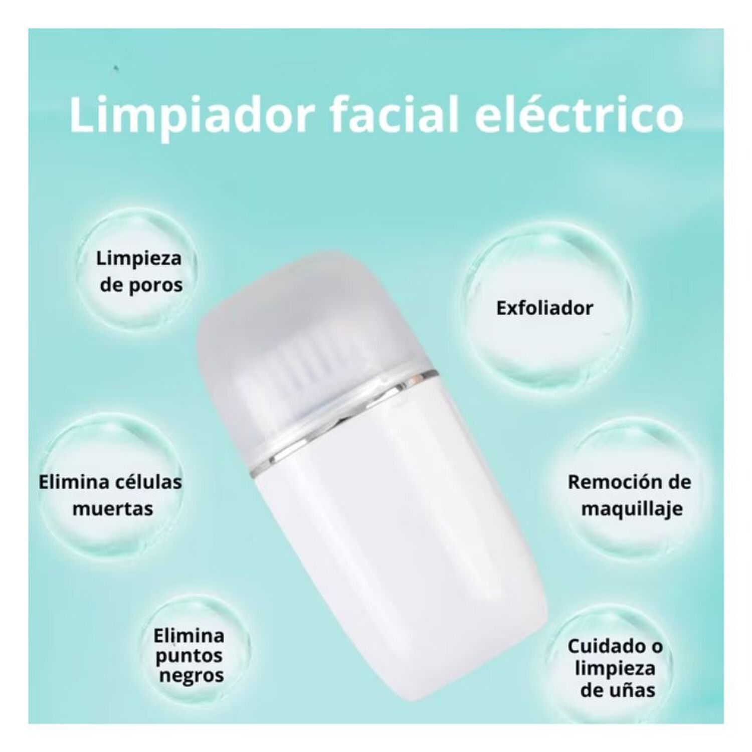 Cepillo Facial El&eacute;ctrico Masajeador Limpieza Profunda image number 3.0
