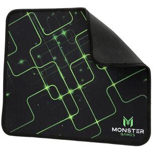Mousepad Gamer 23x20cm Negro Verde Start