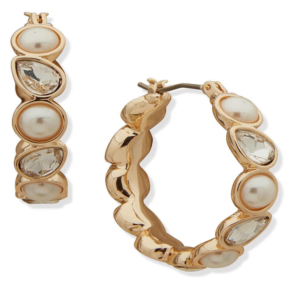 Aros Anne Klein Dorado Mujer 01g00762 image number 0.0