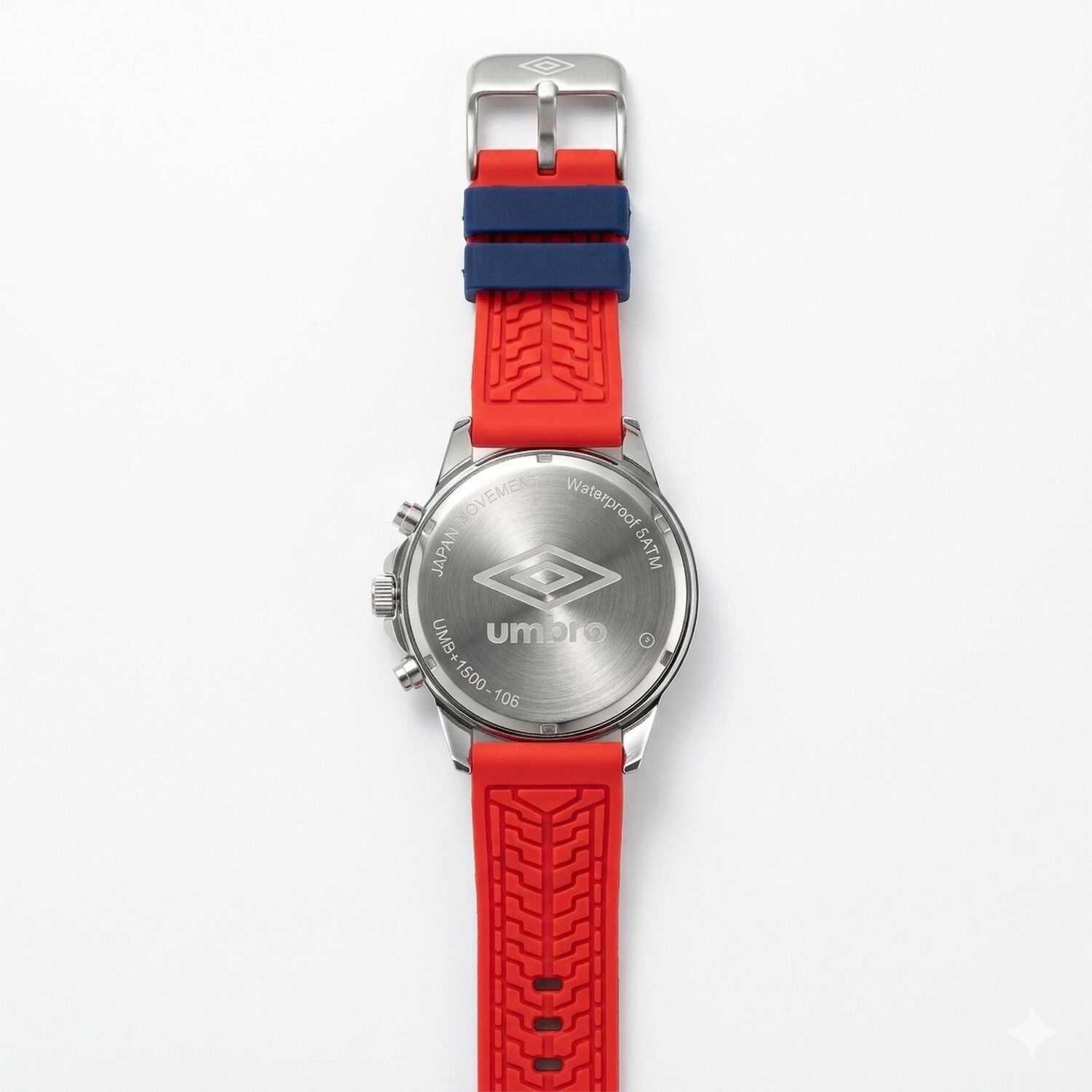 Reloj An&aacute;logo Hombre Umbro Plus Azul/rojo Umbp-1500-106 image number 2.0