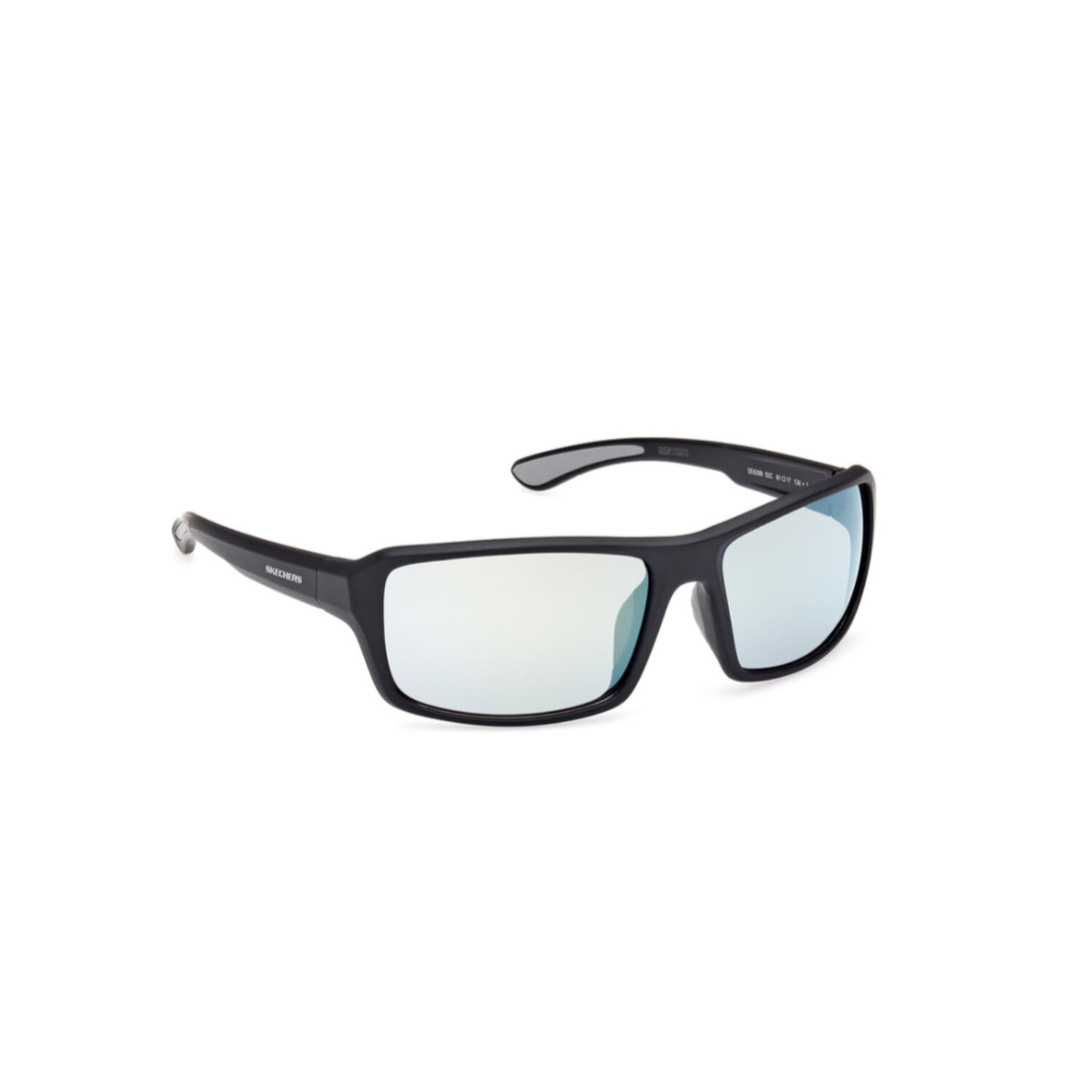 Lentes De Sol Negro Mate Espejados Skechers image number 7.0