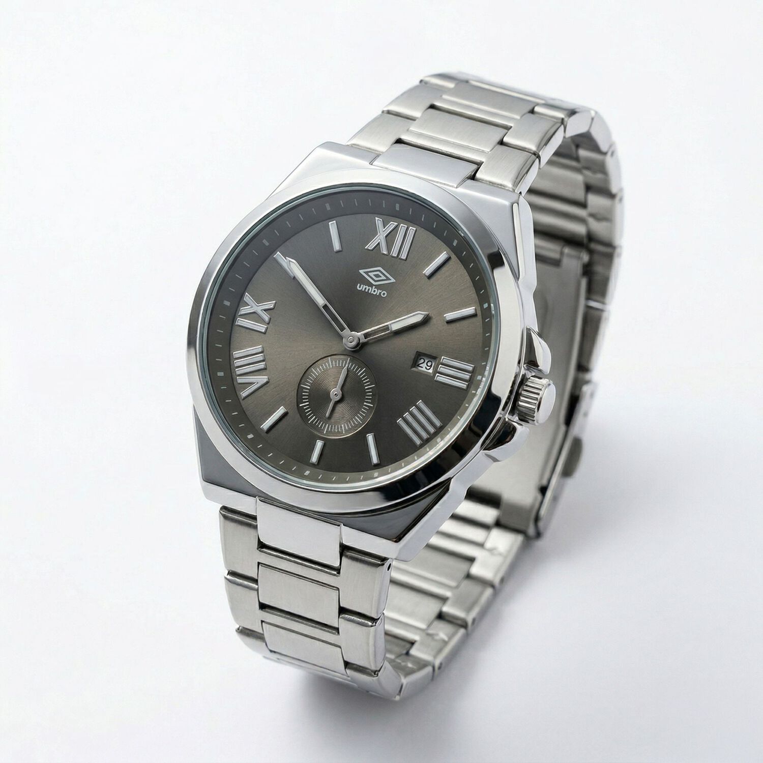 Reloj An&aacute;logo Hombre Umbro Plus Plateado Umbp-1500-212 image number 1.0