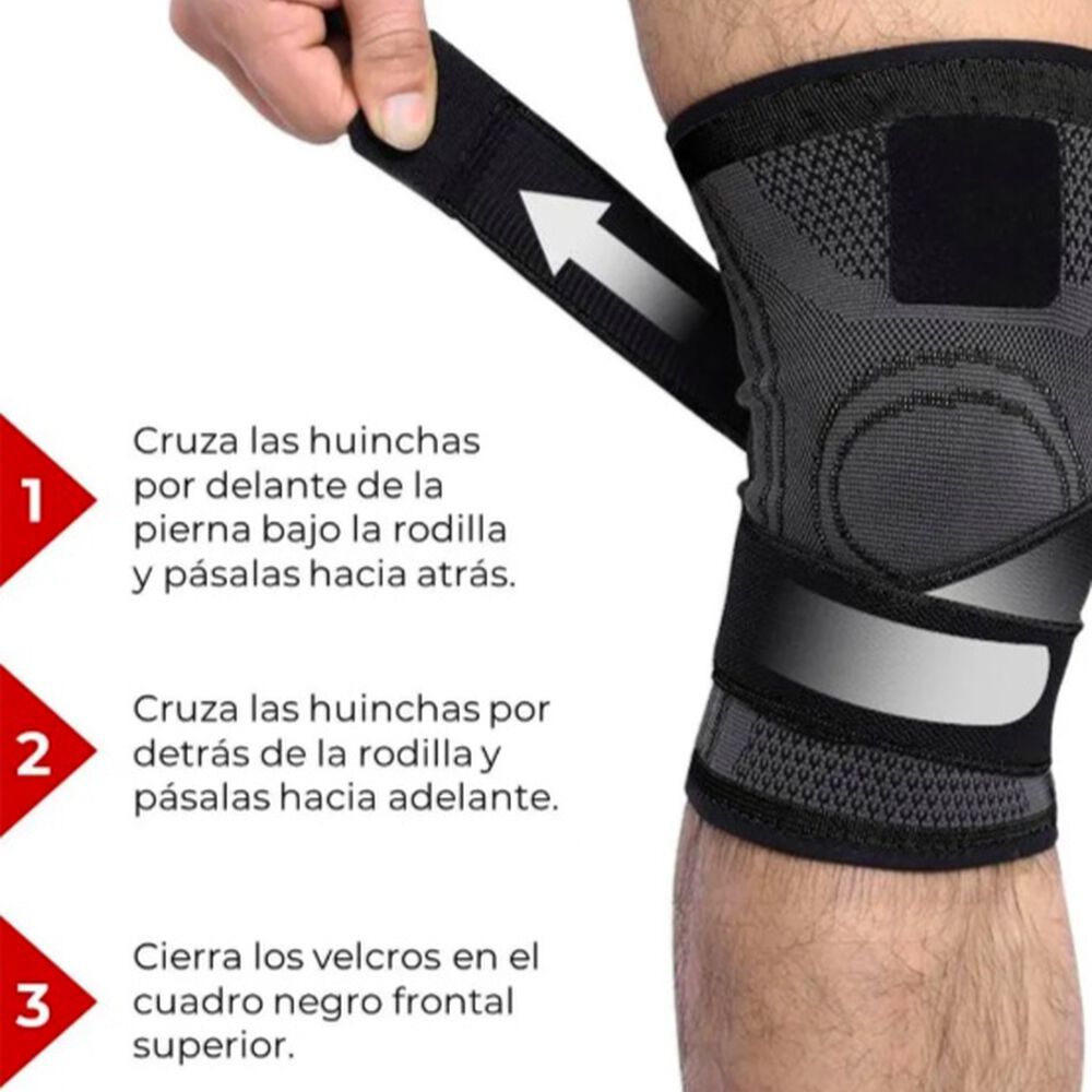 Rodillera Deportiva Compresion Set X2 image number 4.0