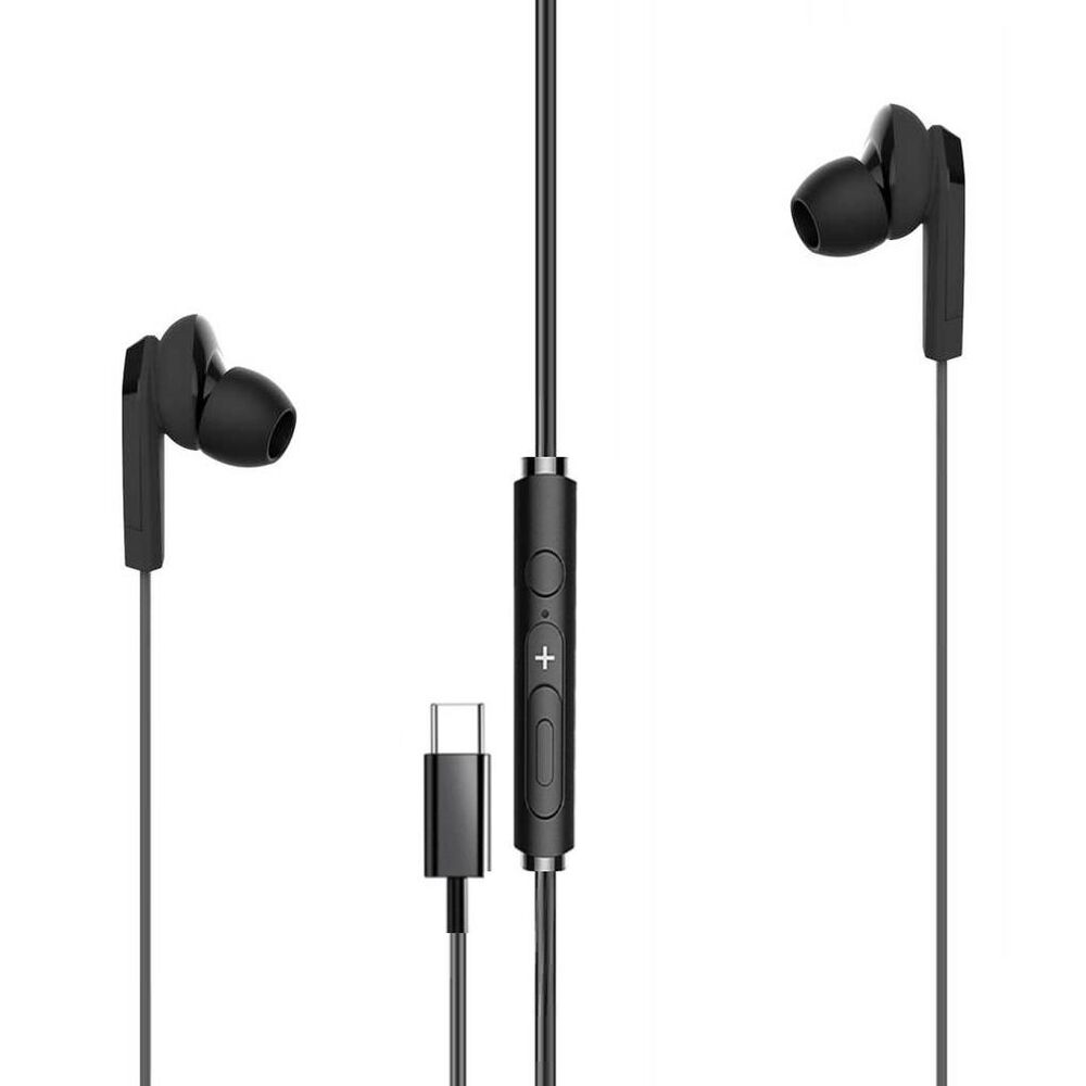 Audífonos Type-c Con Manos Libre Hifi Tecmaster Tm-300517 Bk image number 0.0