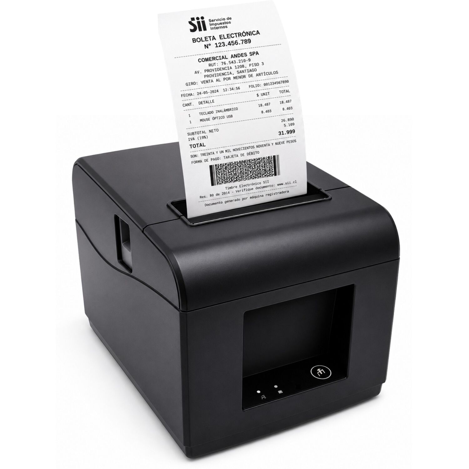 Impresora T&eacute;rmica Bluetooth 80mm Multiplataformas 230mm / S image number 0.0