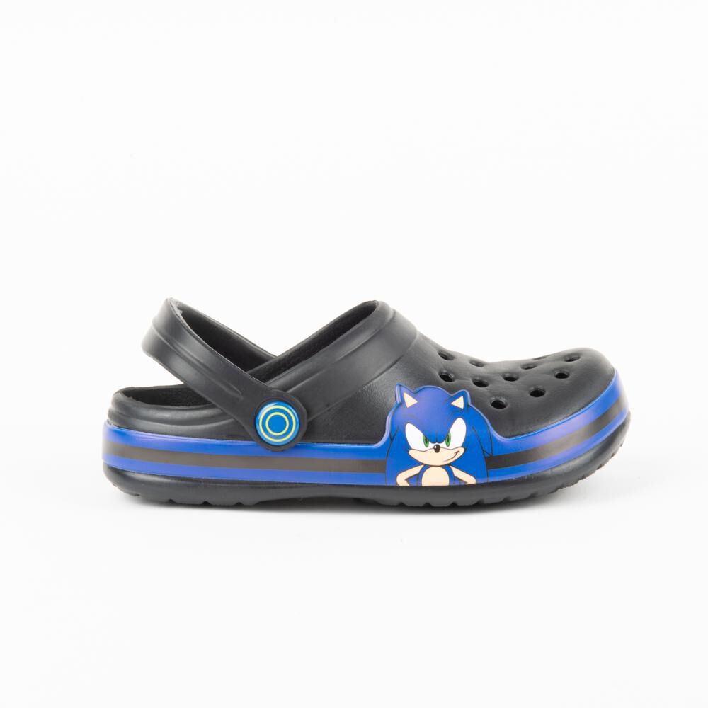 Sandalia Niño Poses Sonic Negro/azul image number 0.0