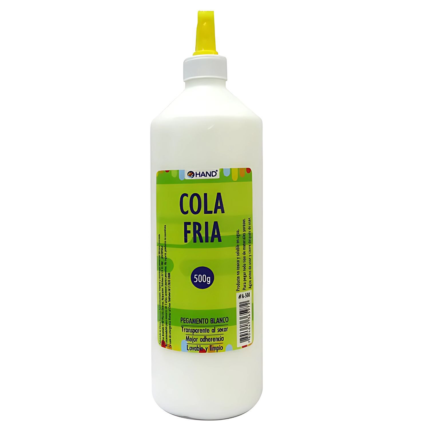 Pegamento Cola Fr&iacute;a Blanco Botella No T&oacute;xico 500g - Ps image number 0.0