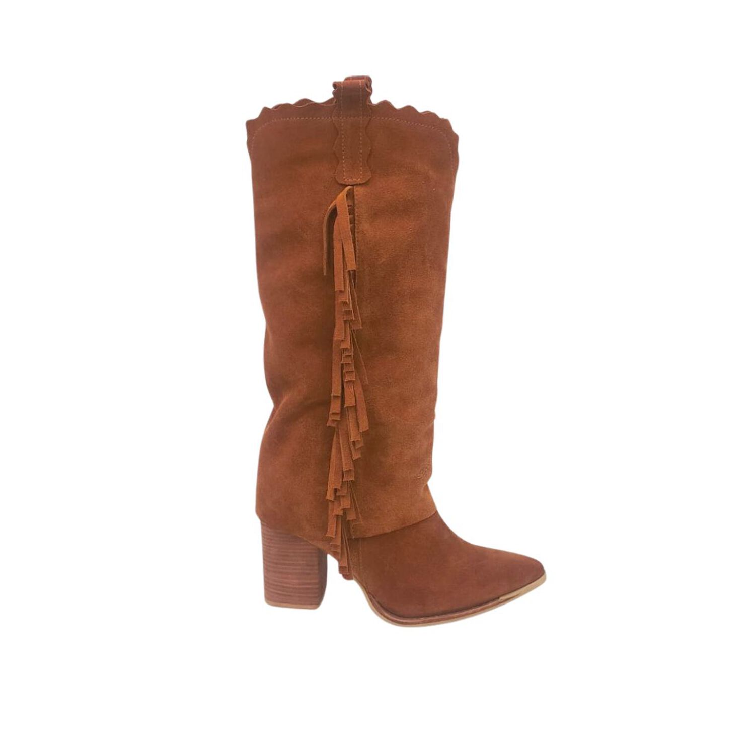 Bota Allyson Camel Pao Pecados image number 1.0