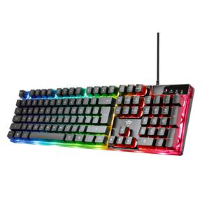 Teclado Gamer Trust Azor Gxt 835 Rgb Full Anti Ghosting