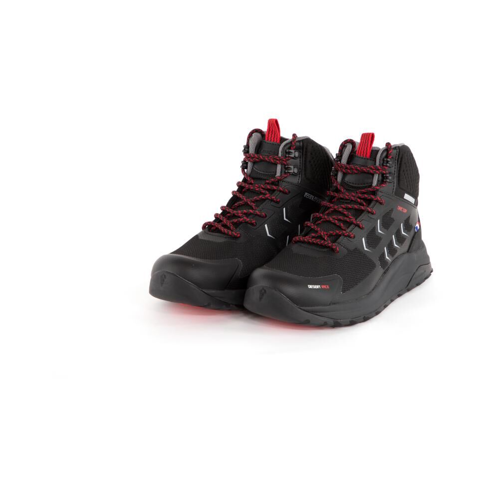 Zapatilla Outdoor Mujer Michelin Dr21 Negro-rojo image number 3.0