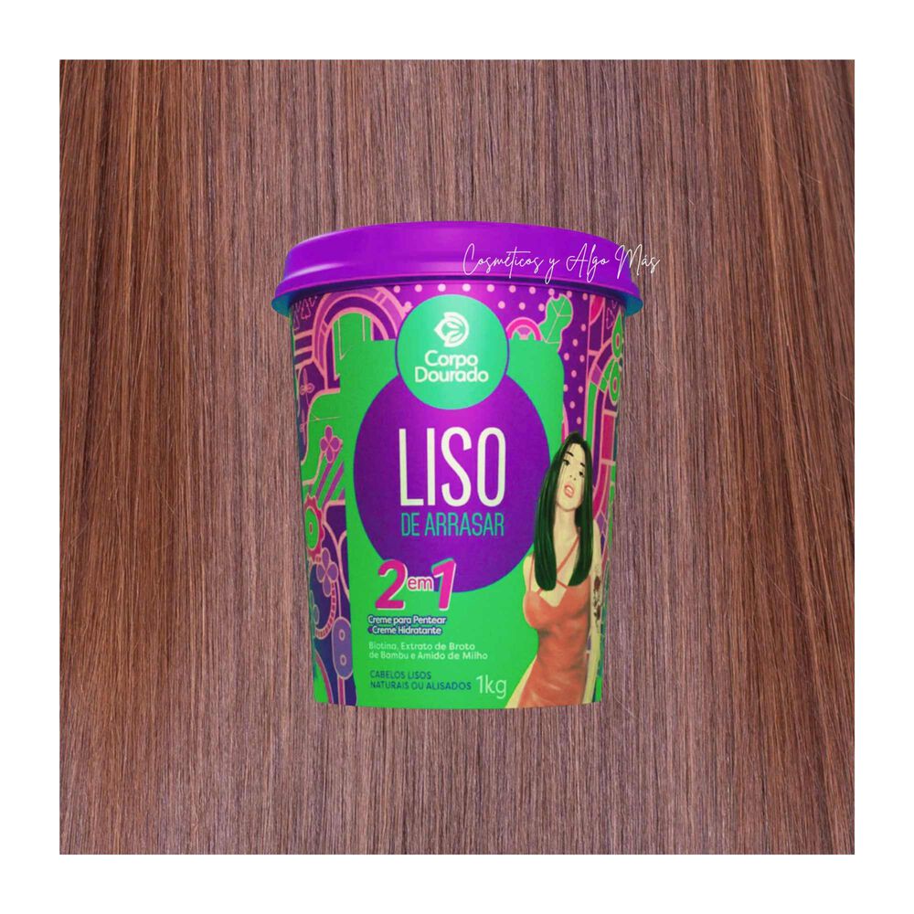 Crema Brasileña Alineación De La Hebra Capilar Lisos De Arrasar 1 Kg image number 2.0