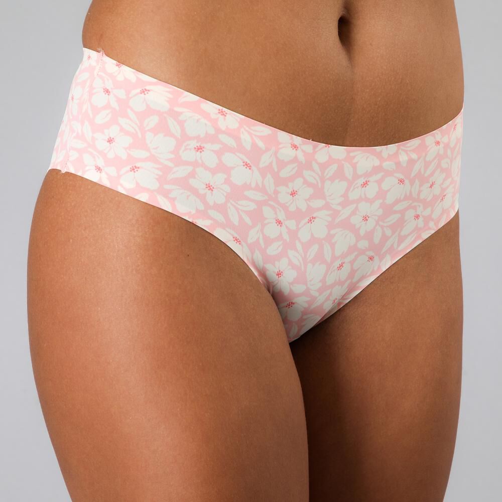 Pack 3x Pantaleta Micro Print Bonded Flores image number 3.0