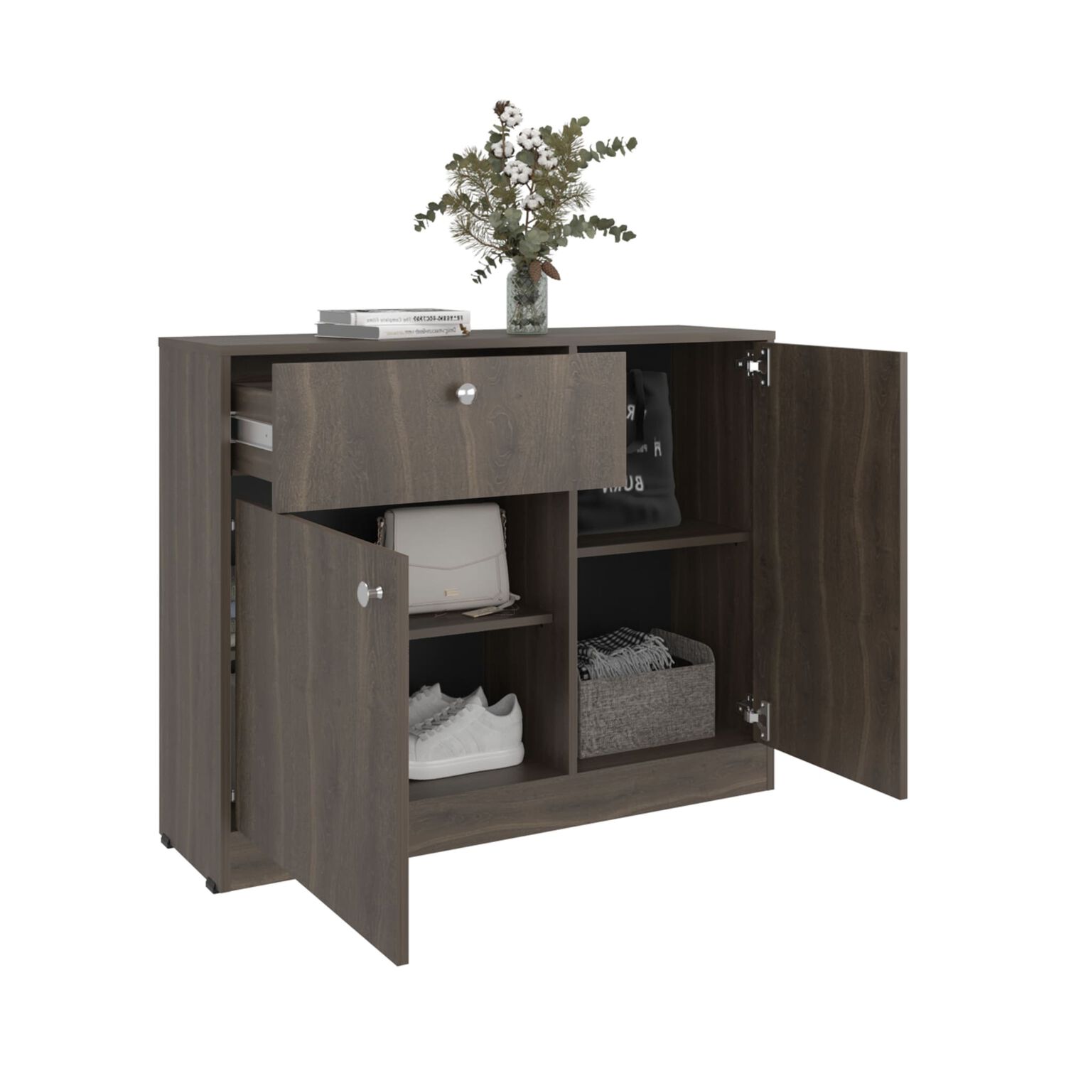 Comoda Fm Furniture 2 Puertas 80x100x30,2 Cm image number 2.0