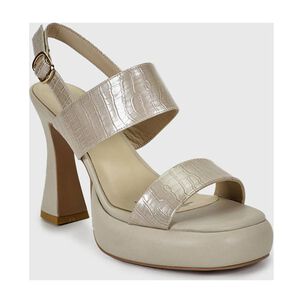Sandalia Cuero Kader Beige