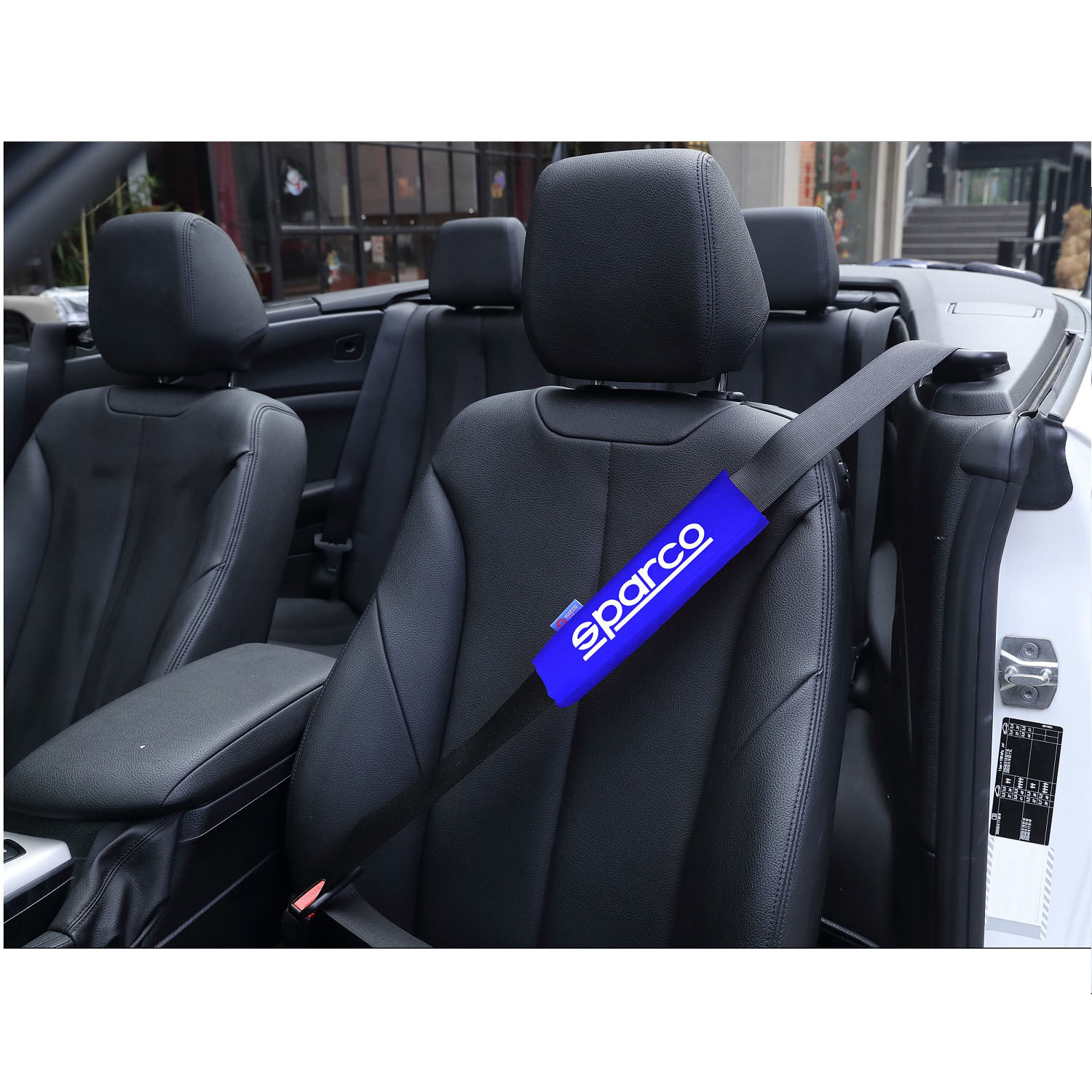 Cubre Cinturon Auto Universal 100% Poliester Spc1204az image number 1.0