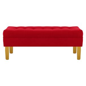 Banqueta Wood 2c Felpa 01 | Pata Dorada