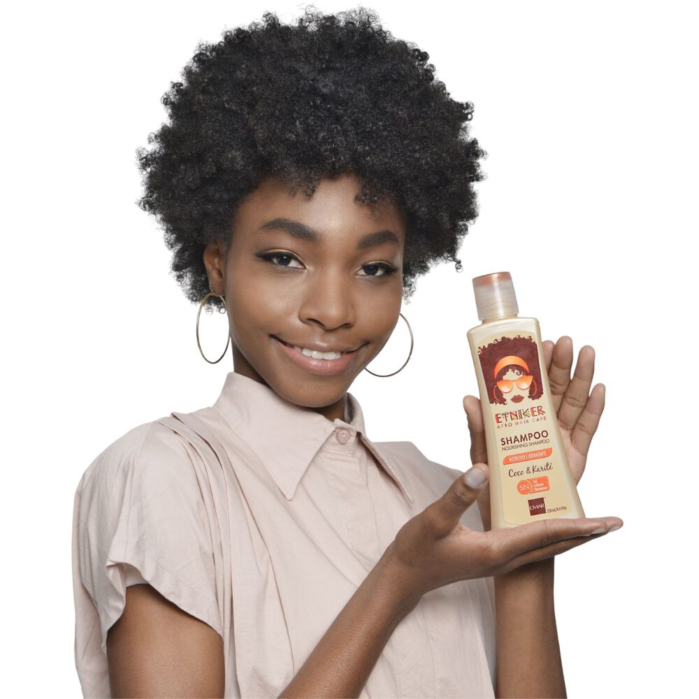 Shampoo Nutritivo E Hidratante Etniker Coco Y Karite 250 Ml image number 5.0