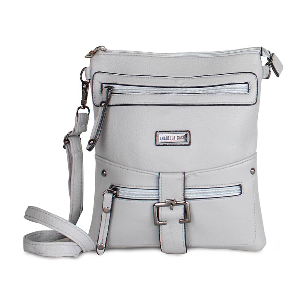 Cartera Bandolera Pola Gris Anabella Sachi image number 3.0