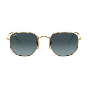 Lentes De Sol Hexagonal Dorado Ray-ban