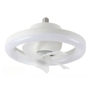 Ventilador Techo Doble Luz Rgb L&aacute;mpara Techo Led 27,5cm 16w